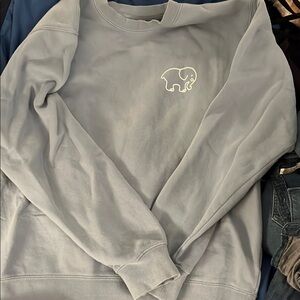 Light Blue Elephant Sweatshirt